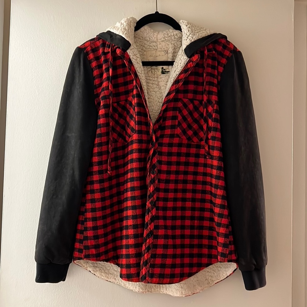 Fleece lined jacket size L